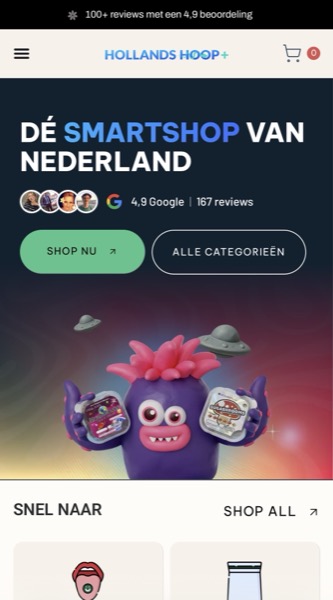 Shortform video voor een klant van Warmweb